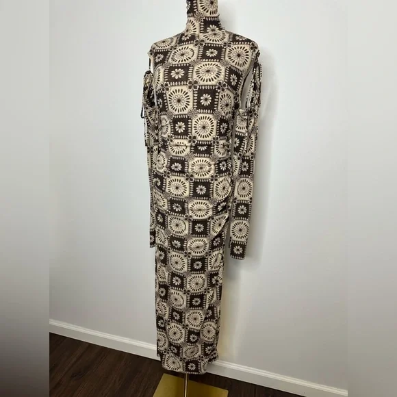 Nanushka Aleid Turtleneck Midi Dress - Picture 4 of 12